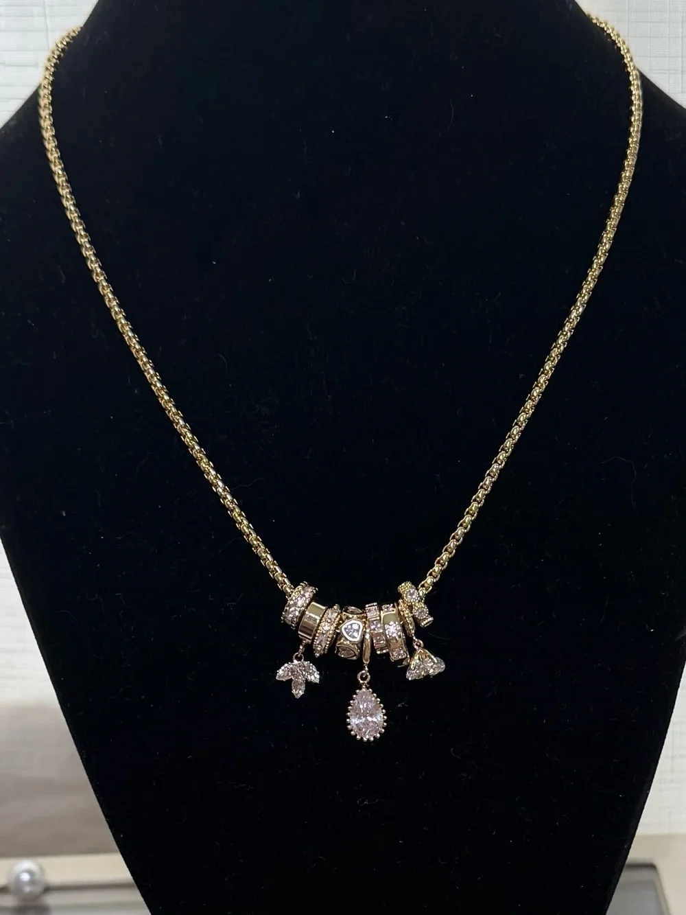 Charm Necklace - Gold